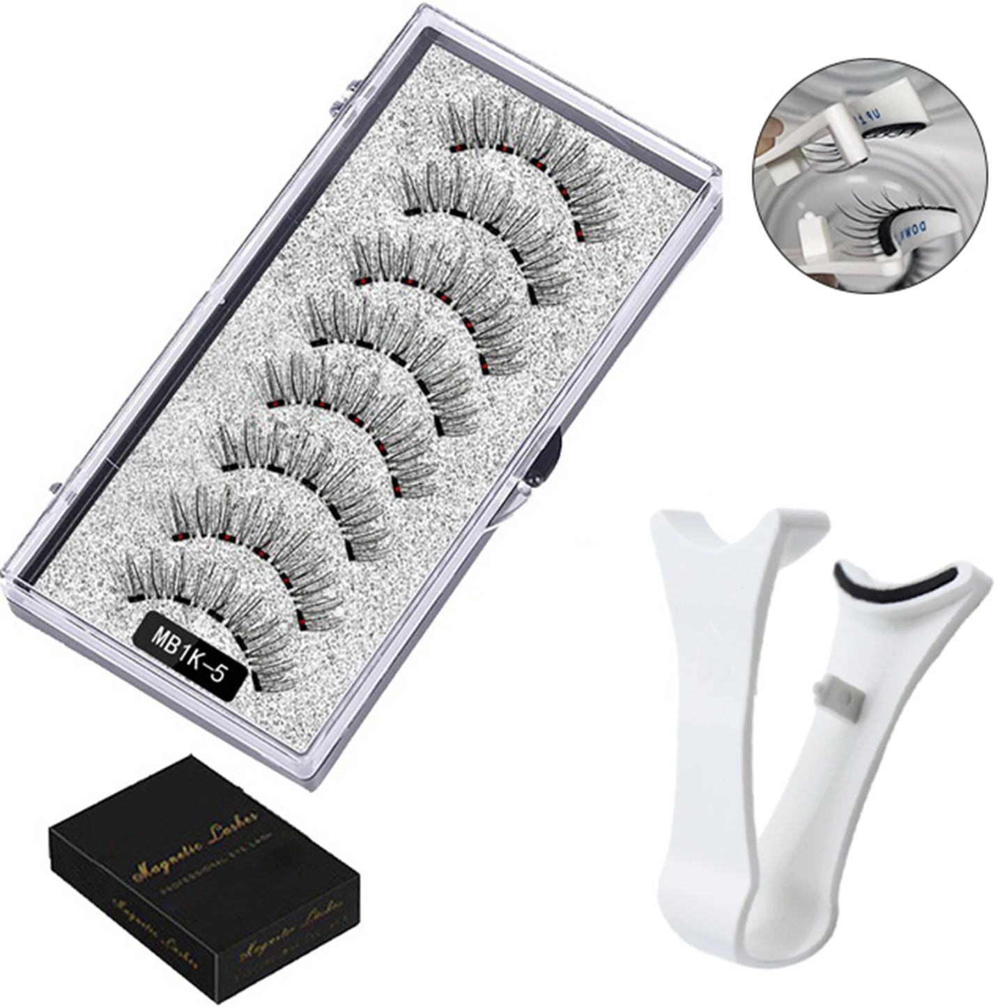 PocketGlow™3D Natural Magnetic Eyelashes