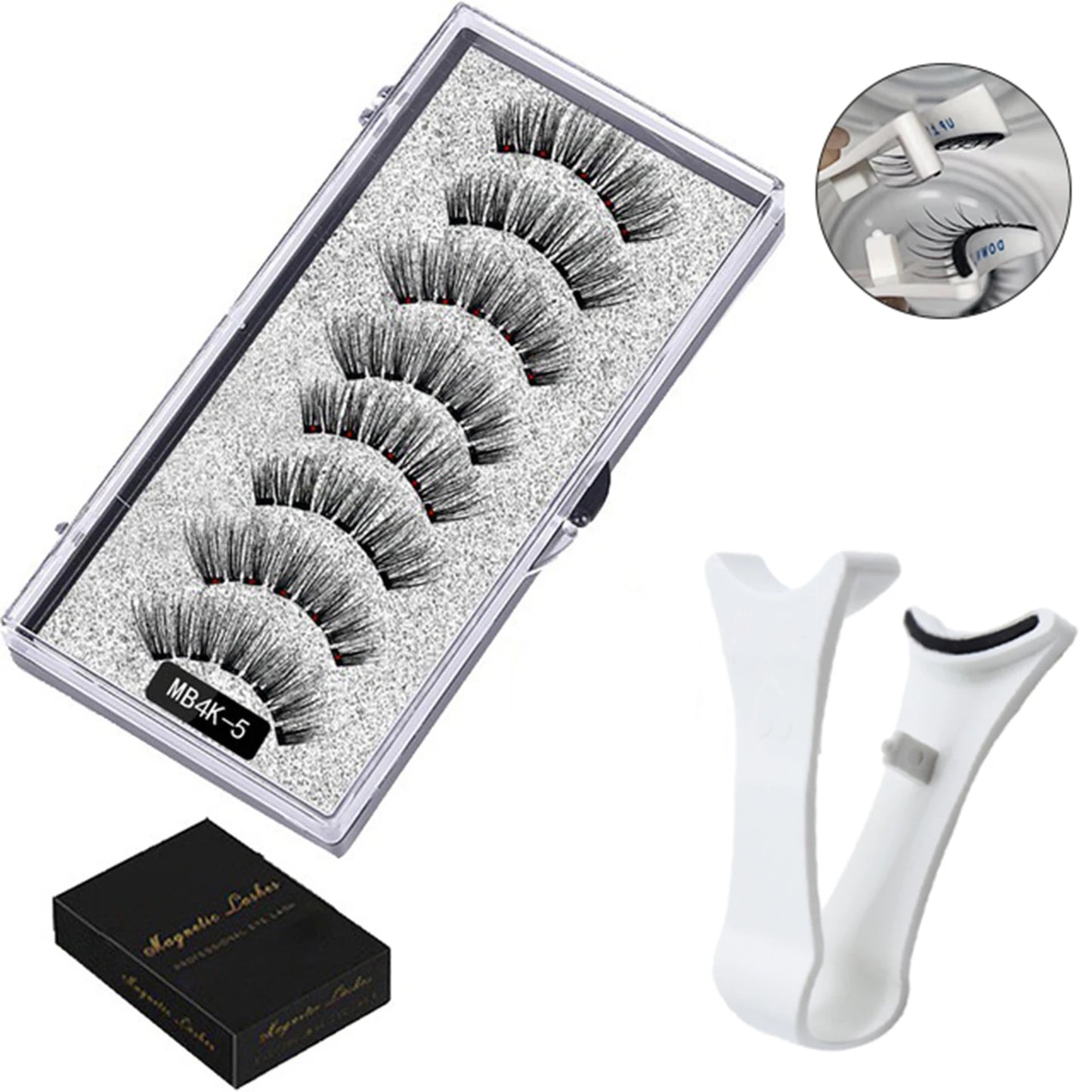 PocketGlow™3D Natural Magnetic Eyelashes