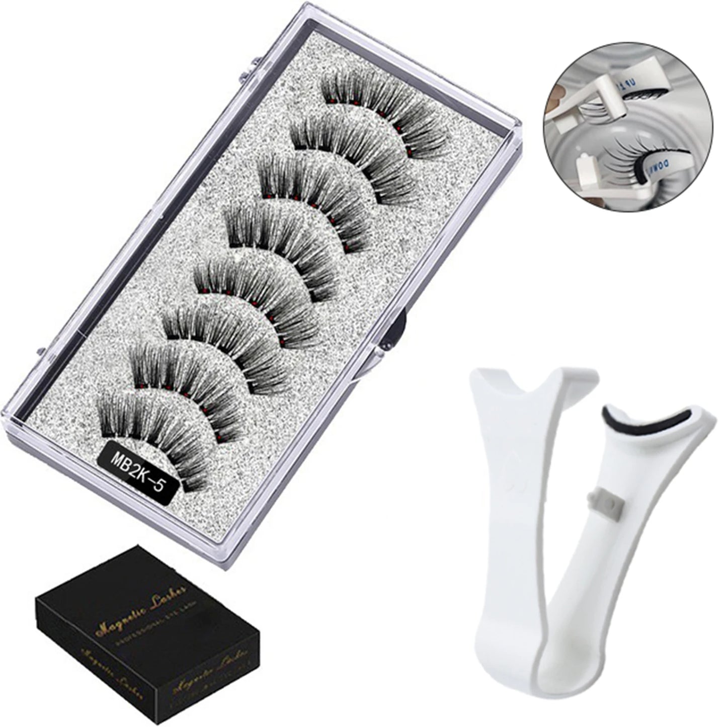 PocketGlow™3D Natural Magnetic Eyelashes