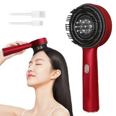 PocketGlow™ Electric Massage Comb Vibration