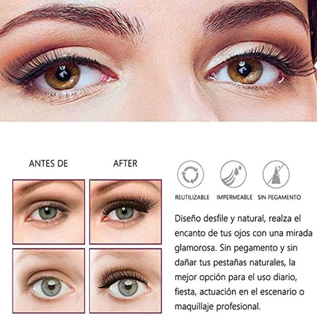 PocketGlow™3D Natural Magnetic Eyelashes