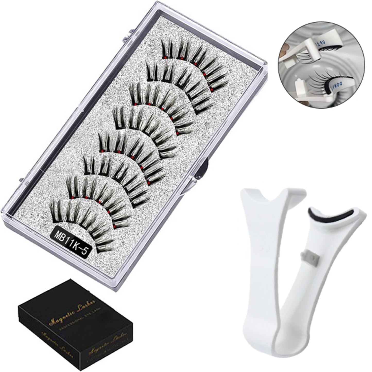 PocketGlow™3D Natural Magnetic Eyelashes